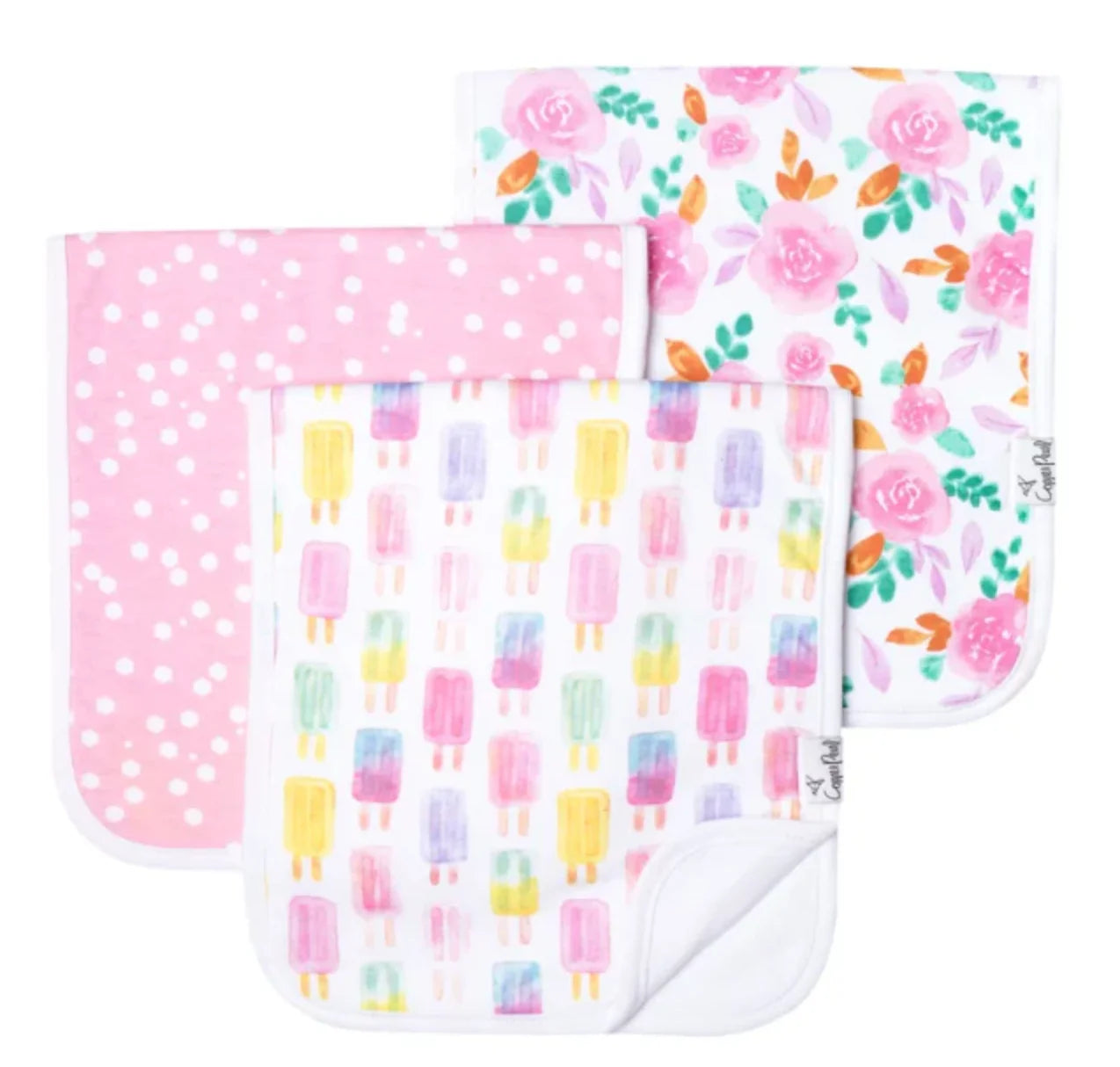 Copper Pearl - Summer Premium Burp Cloths
