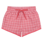 Minnow - Boys Poppy Gingham Boardie