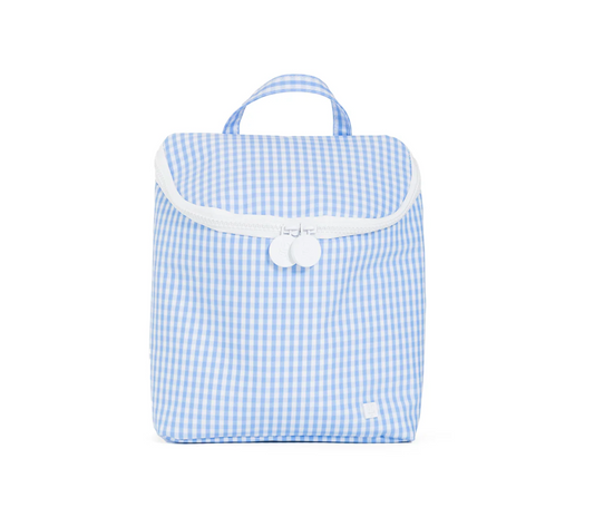 Take Away Insulated Lunch Bag Sky Gingham