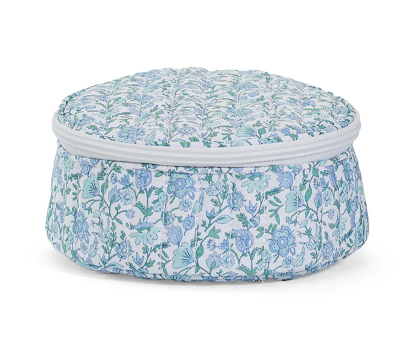Quilted Jewel Round by TRVL Designs featuring a detailed, textured quilted pattern on a round fabric surface.