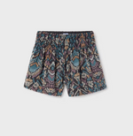 Mayoral - Charcoal Grey Print Shorts