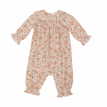 Angel Dear - Sweet Rose Calico Smocked Romper