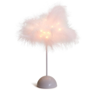 Two's Company - Pink Feather Light Up Décor