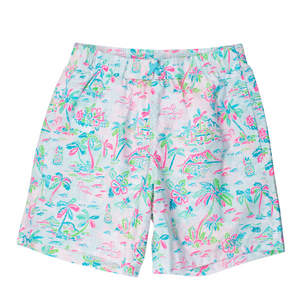 Ruffle Butts - Men's Swim Trunk Tropical Resort