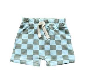 Babysprouts - Harem Shorts - Seagrass Checker