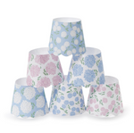 Two's Company - Hydrangea Set of 2 Decorative Paper Shade Covers