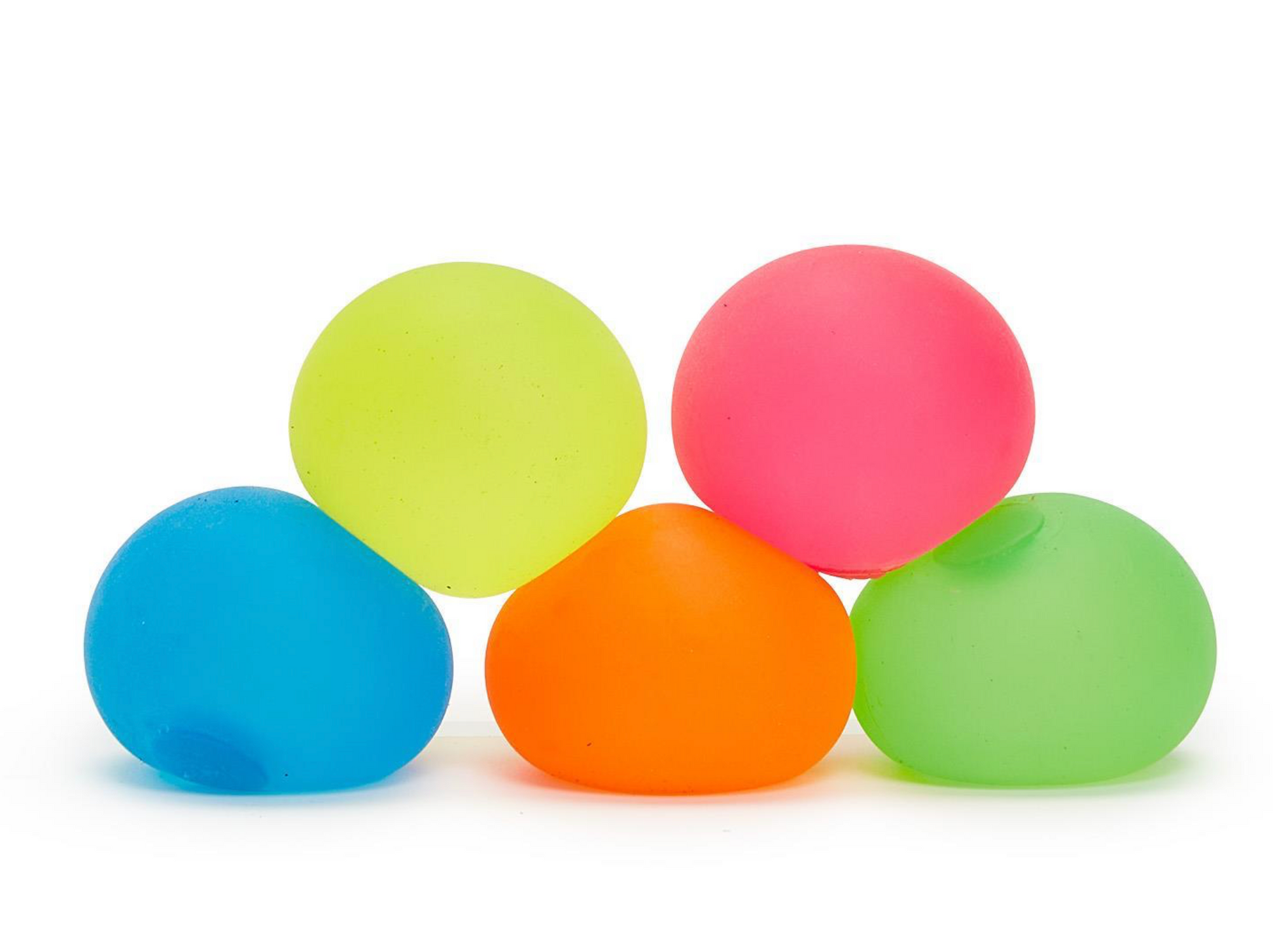 Colorful squishy ball called The Blob from Cupcakes & Cartwheels by Sweet E's Children's Boutique, soft and squeezable for kids.
