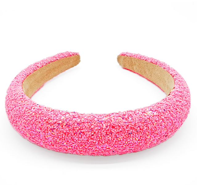 Pink Sequin Headband