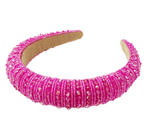 Pink Gemstone Headband