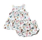 Babysprouts - mermaid peplum set