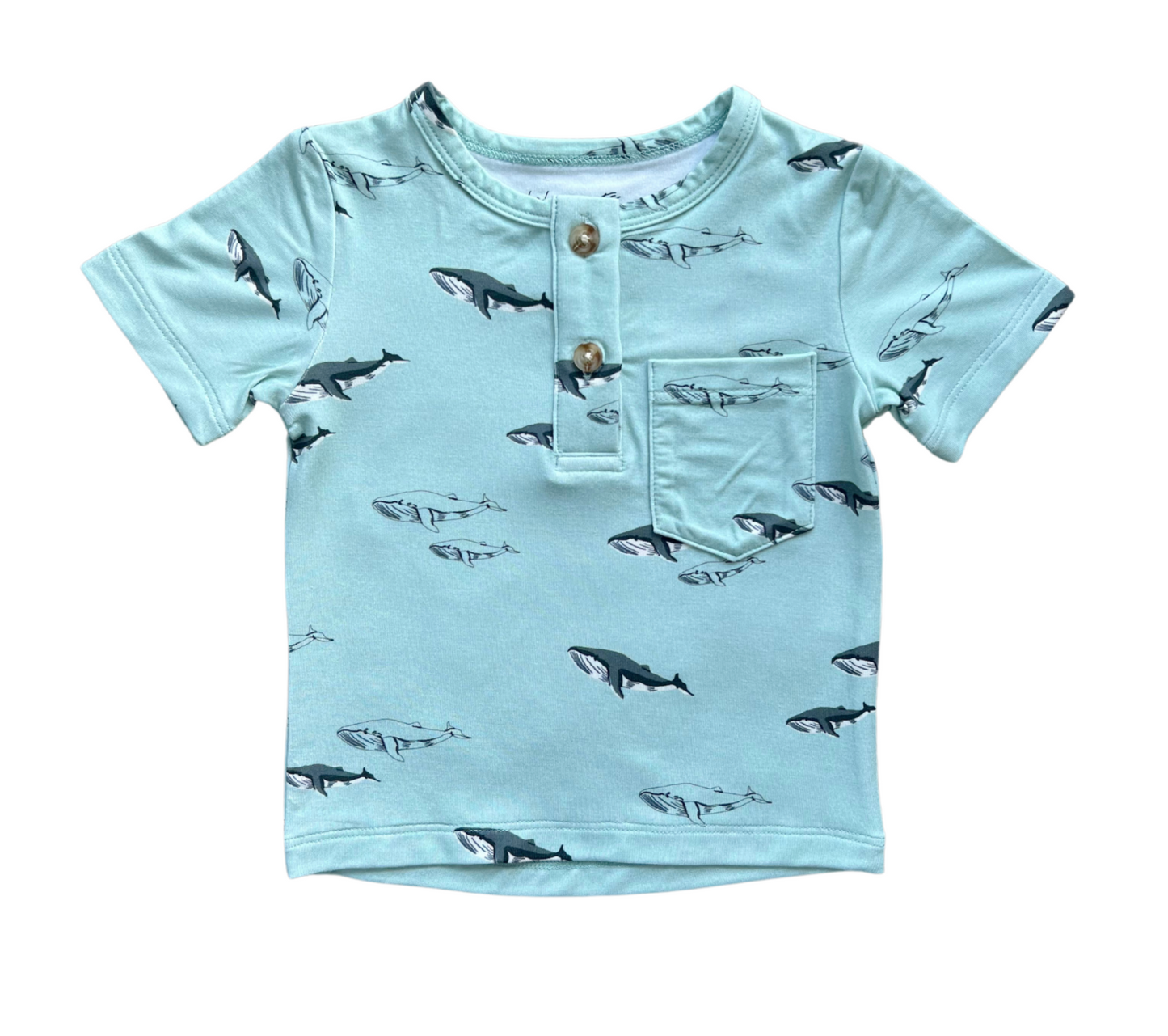 Babysprouts - oceanic whales henley