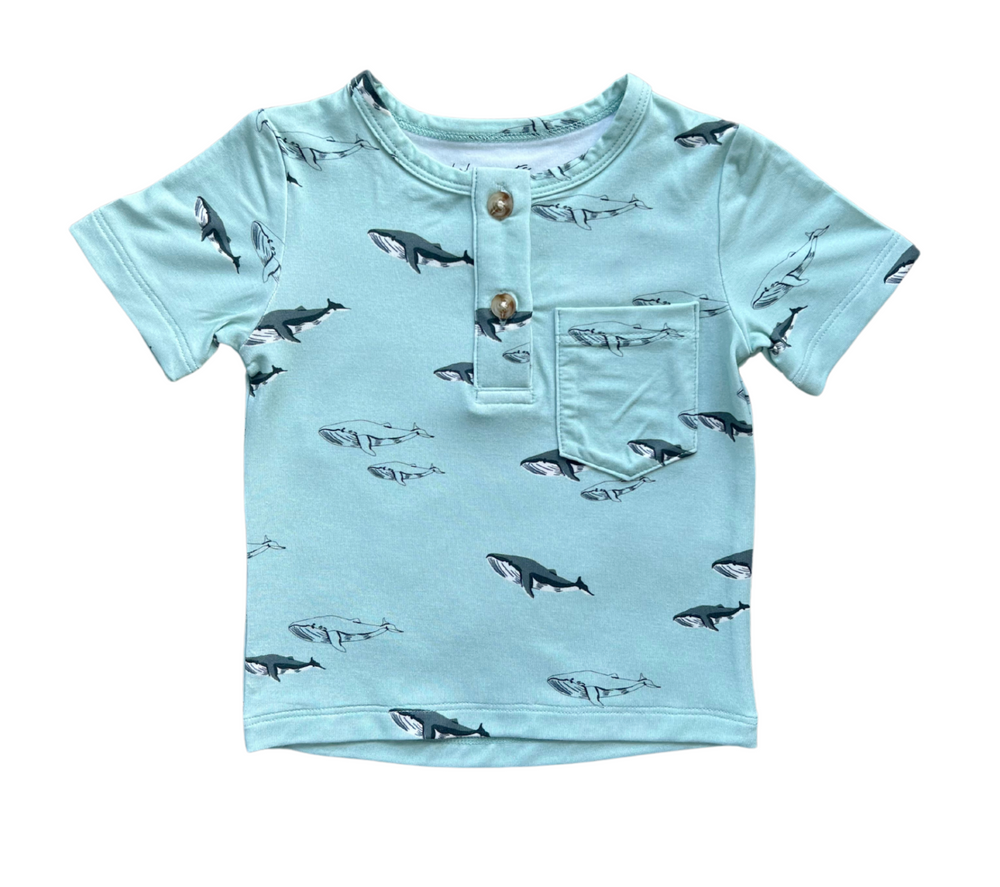 Babysprouts - oceanic whales henley