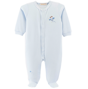 Baby Club Chic - Sky Adventure Footie w/ Piping Trim