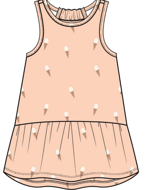 Miles the Label - Peach Ice Cream Dress