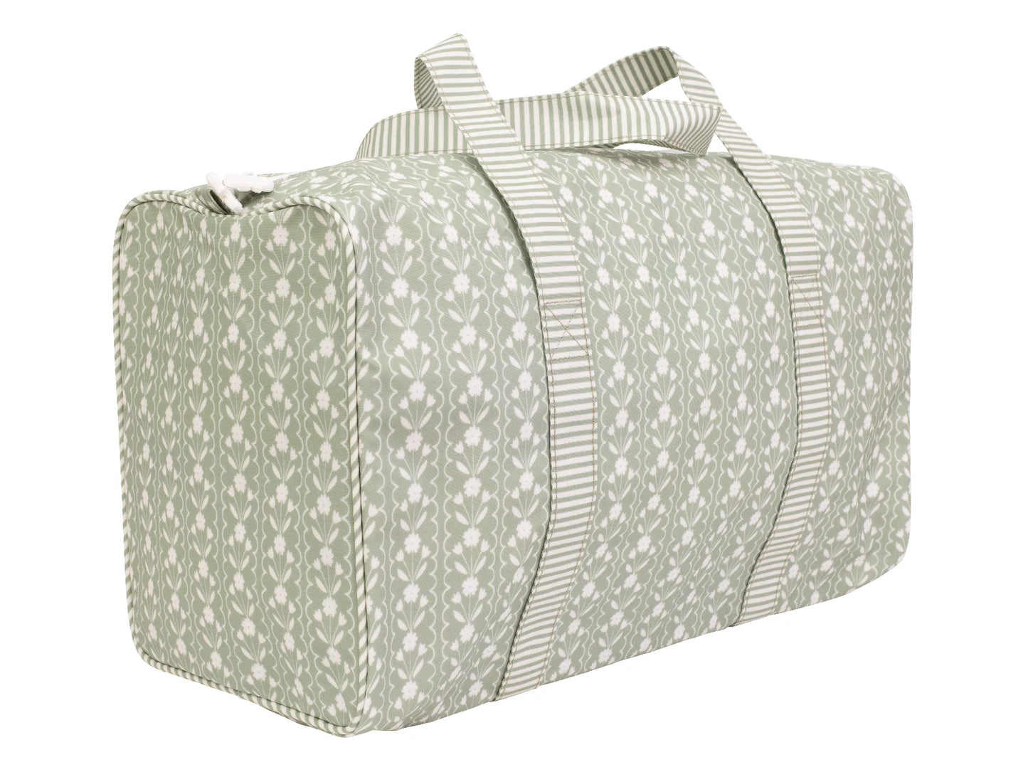 The Duffle Bag Sage Floral