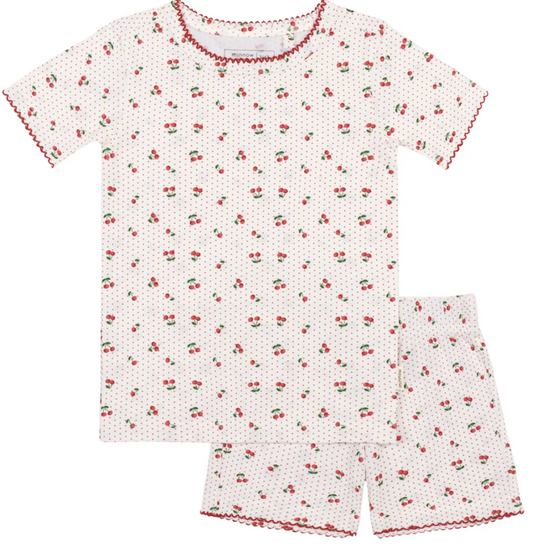 Minnow - Girls Summer Cherries Pajamas