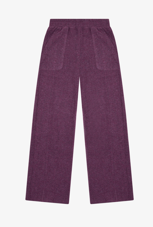 HT Fig Hacci Jersey Wide Leg Pocket Pants