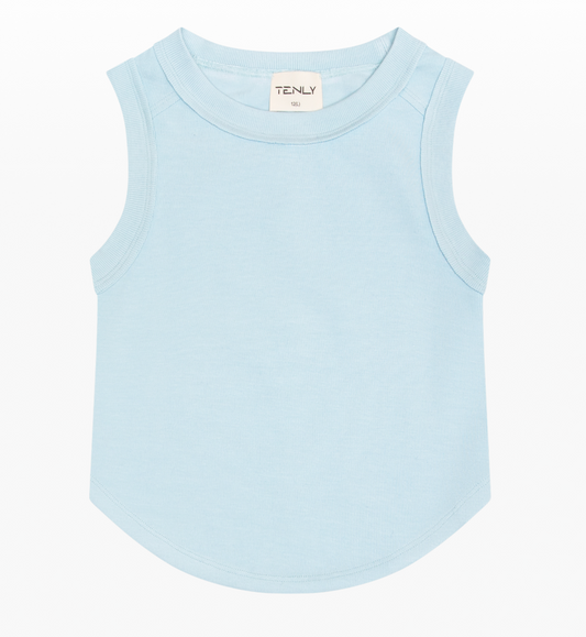 Calypso Rayon Rib Exposed Seam Tank Top