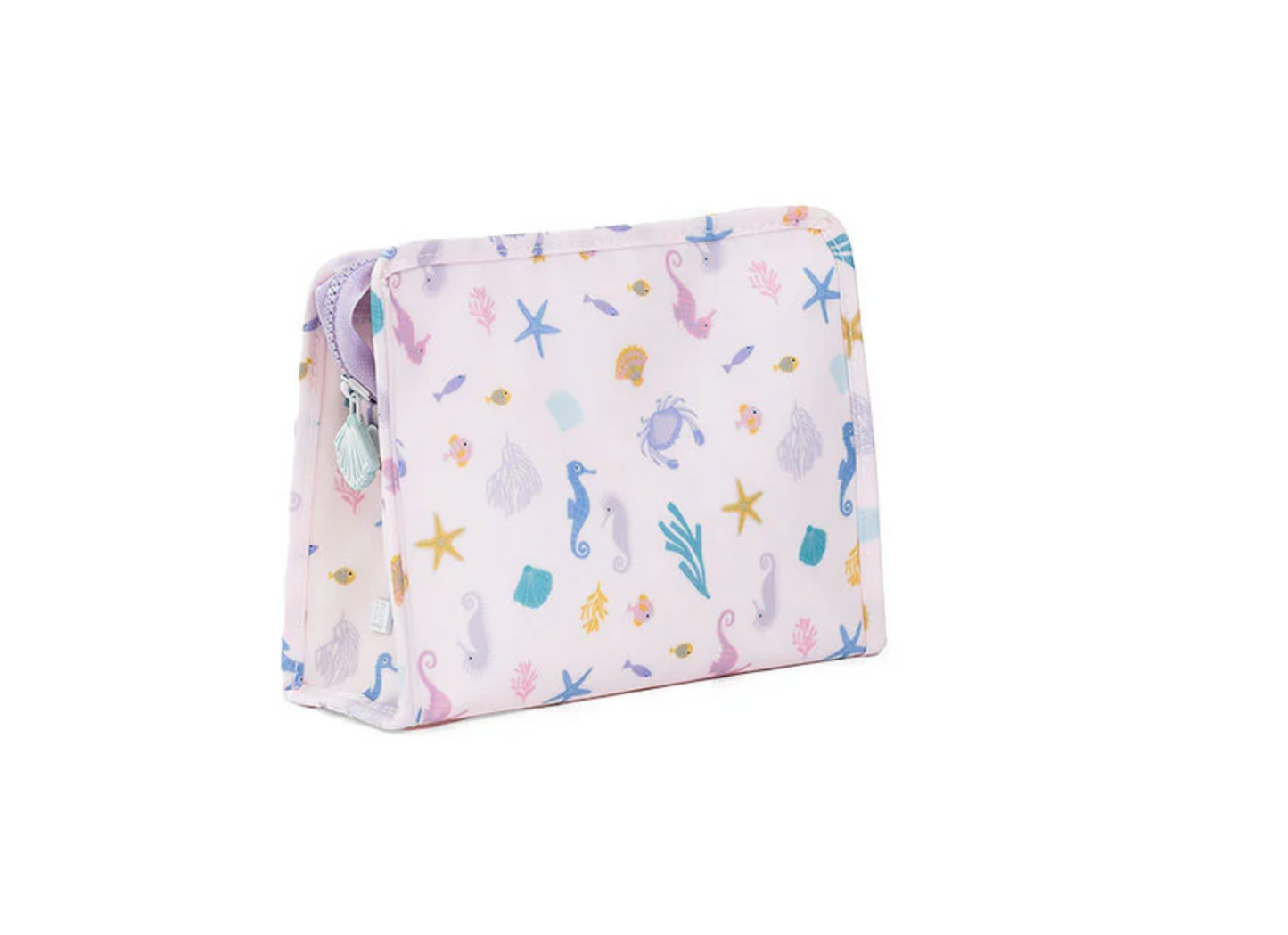 Large zip pouch from TRVL Designs Roadie Collection, featuring a sleek design and durable material for travel organization.