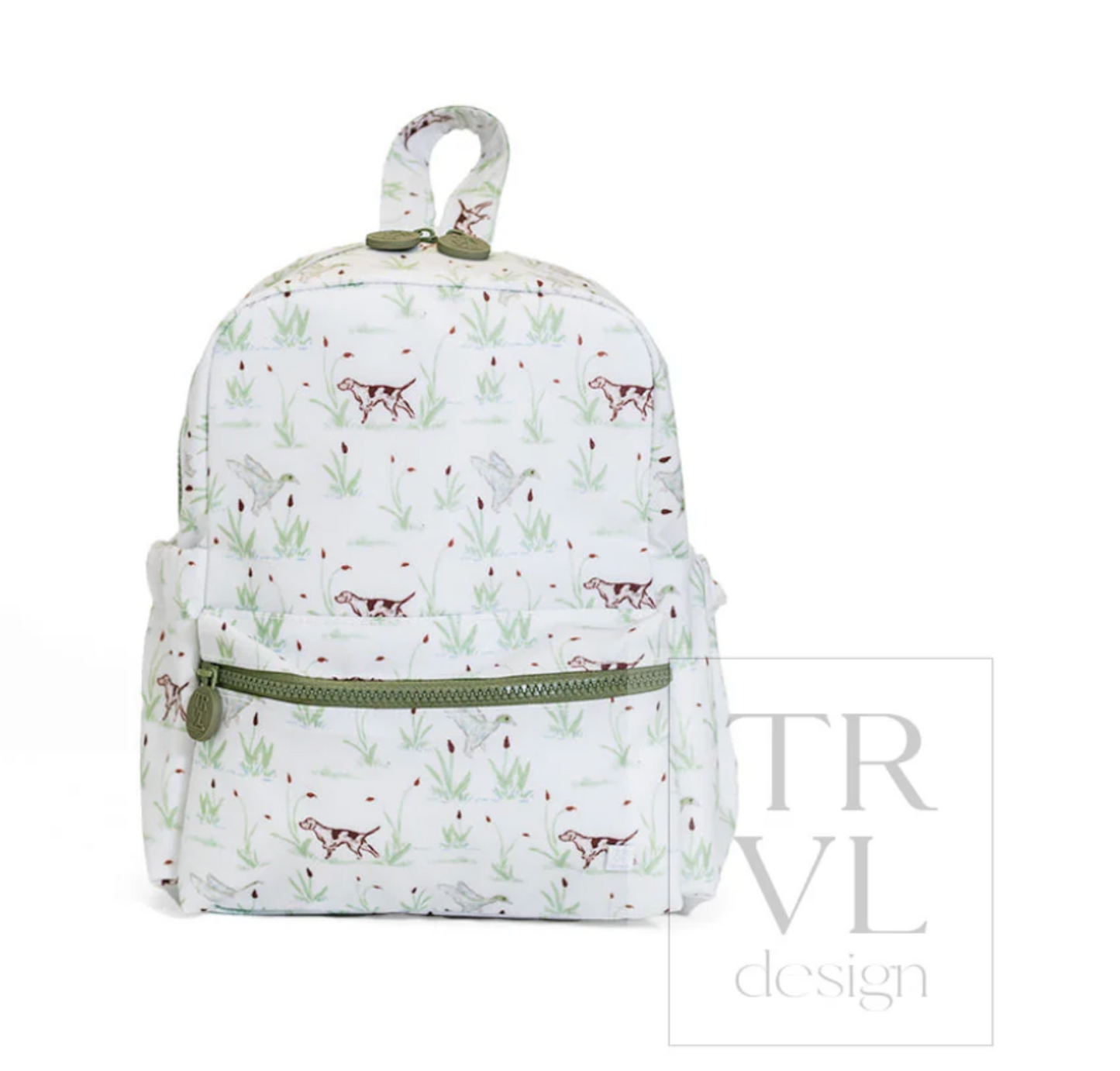 Screenshot of TRVL Designs Mini Backer, a compact, stylish accessory with the TRVL Designs branding visible on the product.