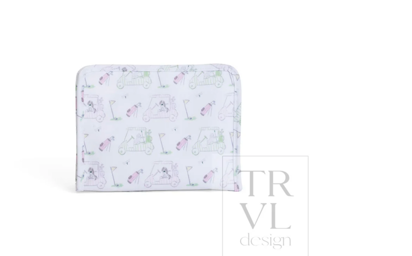 Medium zip pouch from TRVL Designs with the Roadie design, featuring a compact, stylish accessory for travel and organization.