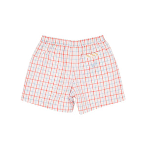 The Beaufort Bonnet Company - Parrot CayCoral Chandler Check Shelton Shorts