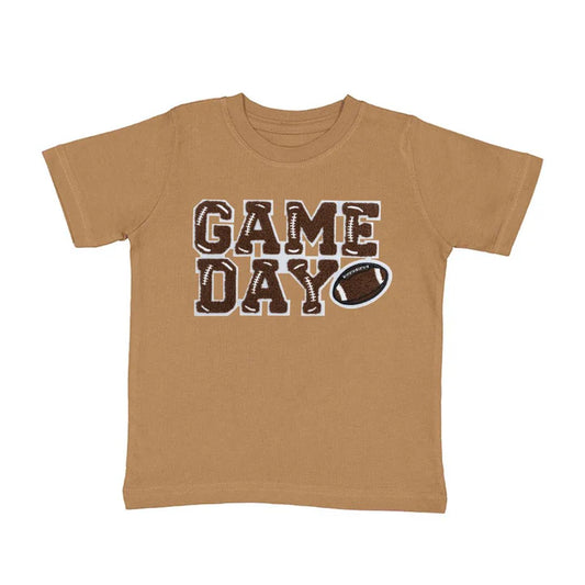 Sweet Wink - Game Day Patch Short Sleeve T-Shirt - Mocha
