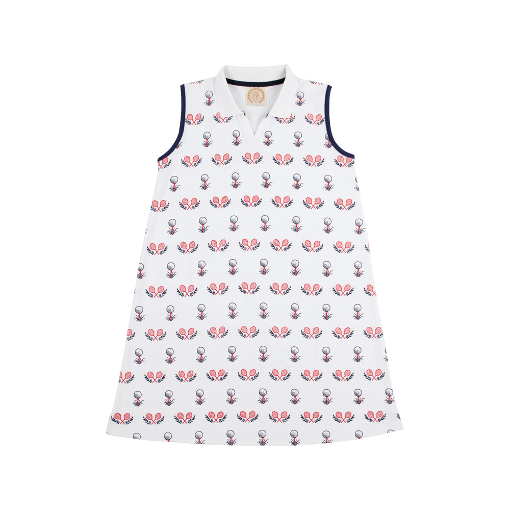 The Beaufort Bonnet Company - Sleeveless Maude's Polo Dress Little Sport