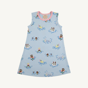 The Beaufort Bonnet Company - Doggy Paddle Sand Pearl Pink Sleeveless Polly Play