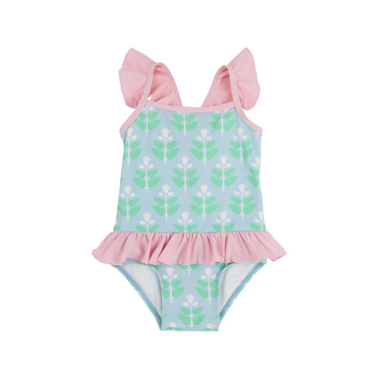 The Beaufort Bonnet Company - Hanover Hand Block St. Lucia Swimsuit