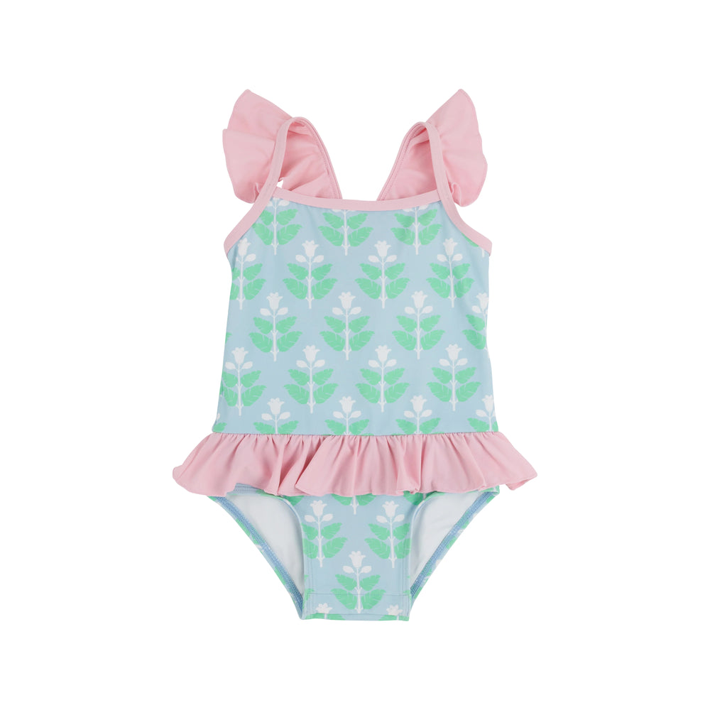 The Beaufort Bonnet Company - Hanover Hand Block St. Lucia Swimsuit