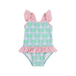 The Beaufort Bonnet Company - Hanover Hand Block St. Lucia Swimsuit