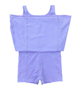 James & Lottie - Lavender Athleisure Straight Tennis Dress BE