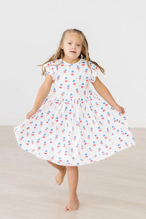 Mila & Rose - Summer Sweets Flutter Sleeve Twirl Dress