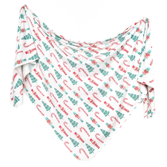 Nicholas Knit Swaddle Blanket