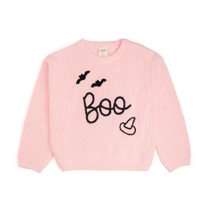 Sweet Wink - Boo Bat Halloween Knit Sweater