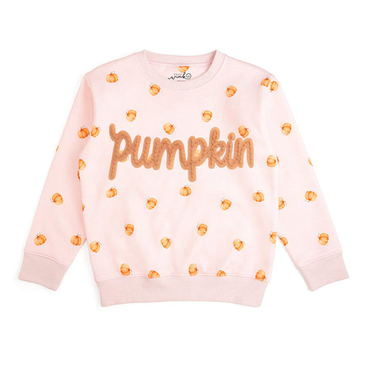 Pumpkin Stitch Patch Sweatshirt