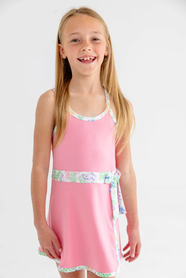 Hamptons Hot Pink with Gaston Street Garden Prepletic™ Teggy Tennis Dress