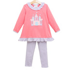 Jellybean - Castle Ruffle Pants Set