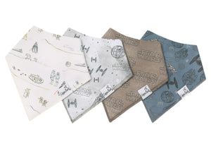 Copper Pearl - Tatooine Baby Bandana Bibs Set
