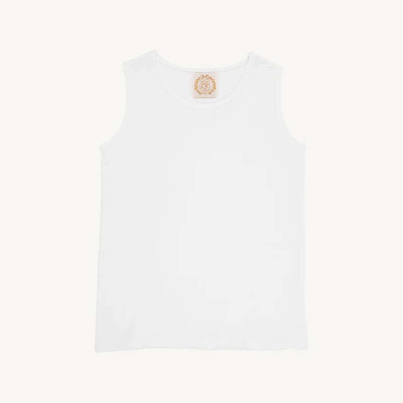 The Beaufort Bonnet Company - Tay Tay Tank - Worth Avenue White