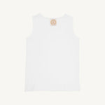 The Beaufort Bonnet Company - Tay Tay Tank - Worth Avenue White