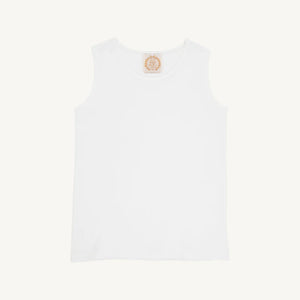 The Beaufort Bonnet Company - Tay Tay Tank - Worth Avenue White