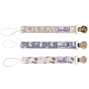 Copper Pearl - Timber Binky Clip (3-Pack)