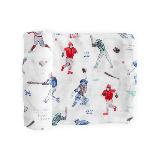 Little Unicorn - Deluxe Muslin Swaddle Blanket - Home Run