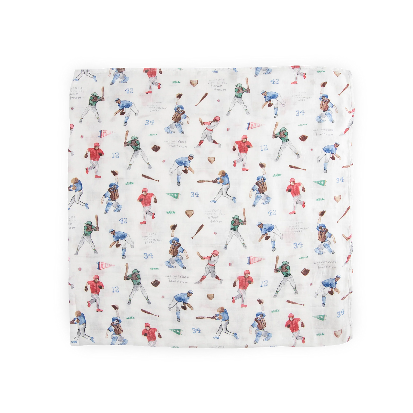 Little Unicorn - Deluxe Muslin Swaddle Blanket - Home Run