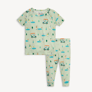 Magnetic Me - Fairway Fetch Modal Magnetic Pajama Short Sleeve Set