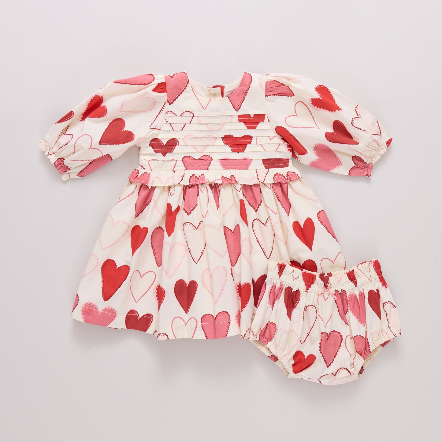 Graident Hearts Baby Girls Renee Dress Set