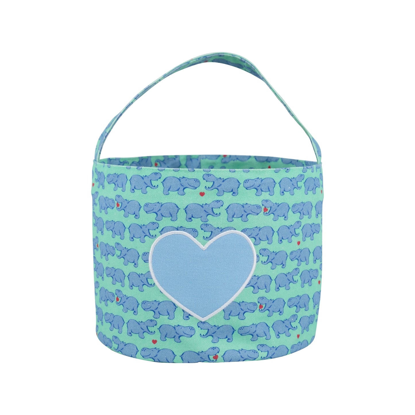 The Beaufort Bonnet Company - Hugga Hippo with Beale Street Blue Buckets of Love