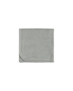 Quincy Mae - Dusty Blue Knit Baby Blanket